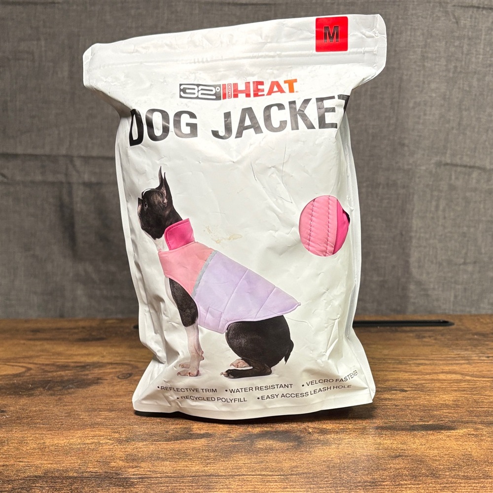 32 Degrees Heat Pink and Purple Dog Jacket